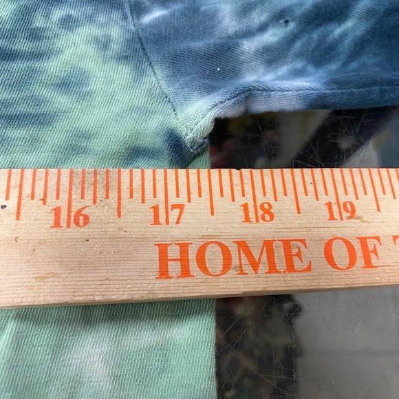 Stussy 8 Ball Tie Dye T Shirt Mens Small Green Black White Graphic Tee - Picture 6 of 8